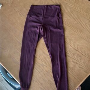 lululemon athletica Women's Leggings - Maroon